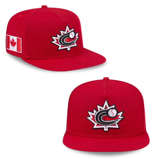 Canada World Baseball Classic 2026 Snapback Hat -Moonbestprint