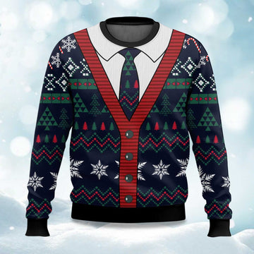 2026 Cardigan Pattern Ugly Christmas Sweater Moonbestprint