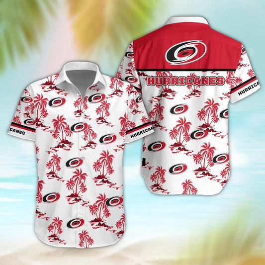 Carolina Hurricanes Aloha Shirt, NHL Hawaiian Shirt Moonbestprint