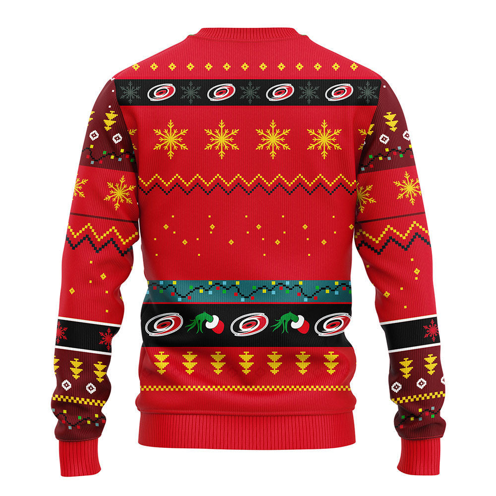 Carolina Hurricanes Grinch Ugly Christmas Sweater, Grinch Xmas Sweater Moonbestprint