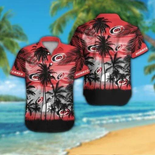 Carolina Hurricanes Hawaiian Shirt 1, NHL Hawaiian Shirt Moonbestprint