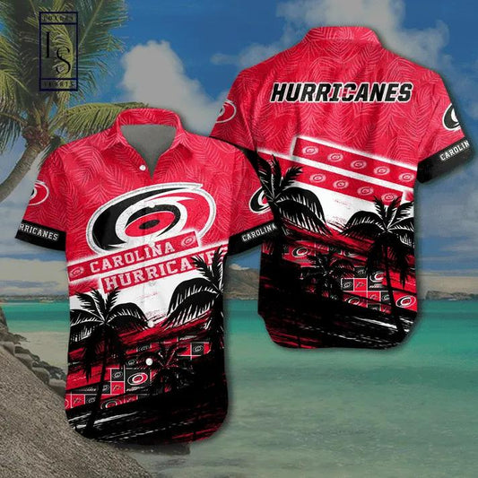 Carolina Hurricanes Hawaiian Shirt 4, NHL Hawaiian Shirt Moonbestprint