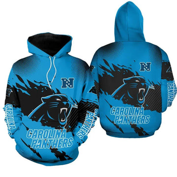 Carolina Panthers 3D Hoodie, NFL Hoodie Moonbestprint