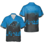 Carolina Panthers Logo Tropical Palm Tree Print Hawaiian Shirt – Moonbestprint