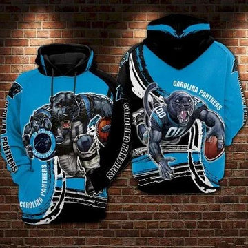 Carolina Panthers Mascot 3D Hoodie, NFL Hoodie Moonbestprint