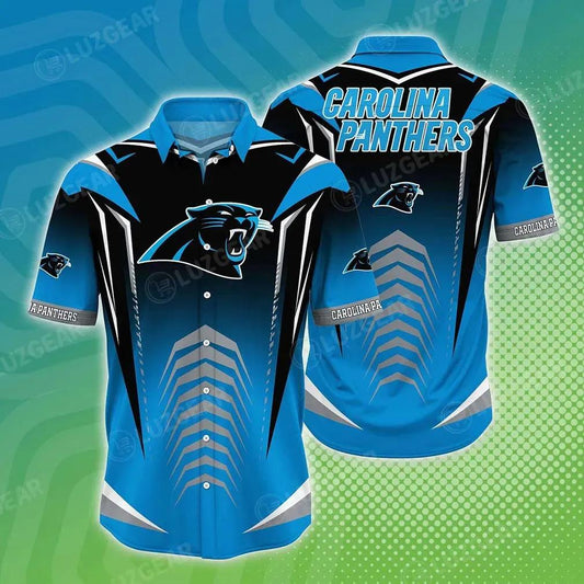 Carolina Panthers Nfl Beach Shirt New Hot Trending Gift For Summer Hawaiian Shirt, NFL Hawaiian Shirt Moonbestprint
