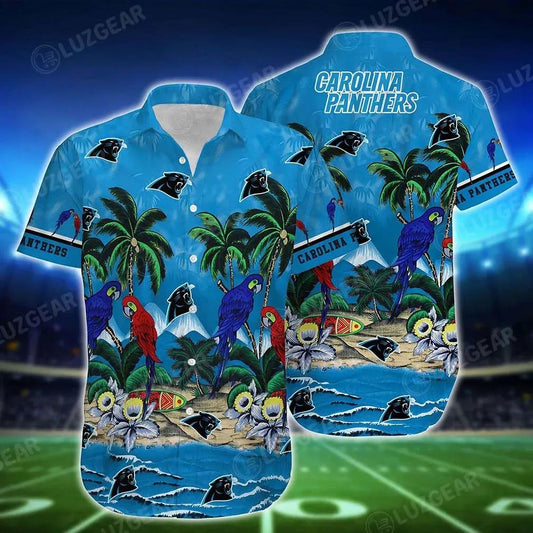 Carolina Panthers Nfl Football Hawaiian Sas Graphic Summer Tropical Pattern New Trends Gift For Men Women, NFL Hawaiian Shirt Moonbestprint