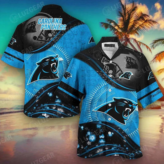 Carolina Panthers Nfl Football Hawaiian Shirt This Summer Best Gift For Fans, NFL Hawaiian Shirt Moonbestprint