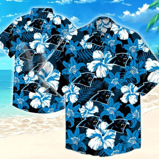 Carolina Panthers Nfl Hawaiian Graphic Print Hawaiian Shirt 2, NFL Hawaiian Shirt Moonbestprint