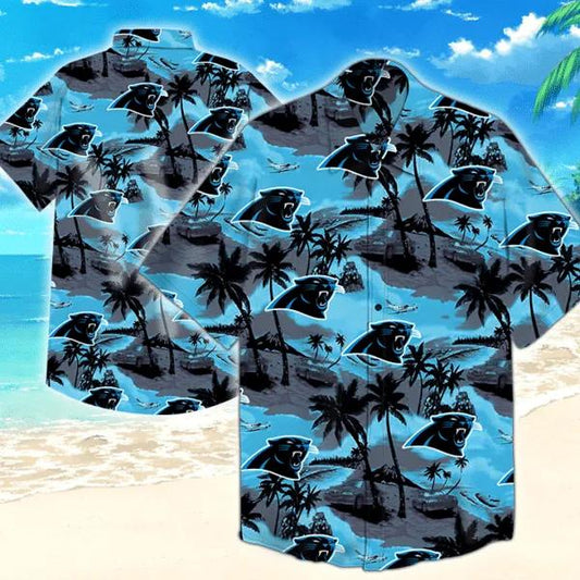 Carolina Panthers Nfl Hawaiian Graphic Print Hawaiian Shirt, NFL Hawaiian Shirt Moonbestprint