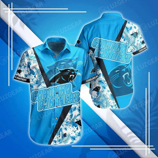 Carolina Panthers Nfl Hawaiian Sas Style Hot Trending Summer For Awesome Fans, NFL Hawaiian Shirt Moonbestprint