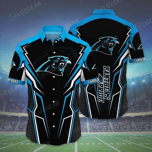 Carolina Panthers Nfl Hawaiian Shirt New Collection Trends Summer Best Gift For Fans, NFL Hawaiian Shirt Moonbestprint