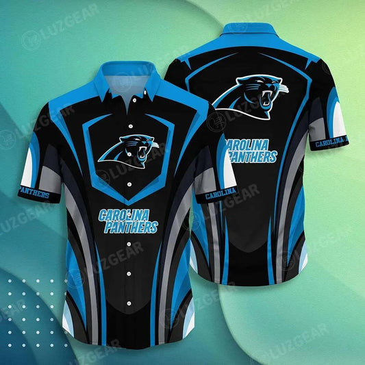 Carolina Panthers Nfl Hawaiian Shirt New Collection Trends Summer Best Gift For Sports Fans, NFL Hawaiian Shirt Moonbestprint