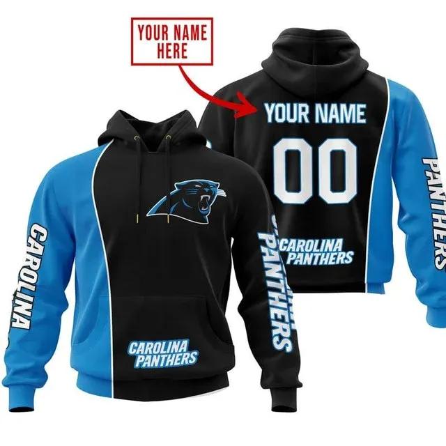 Carolina Panthers Personalized 3D Hoodie, NFL Hoodie Moonbestprint
