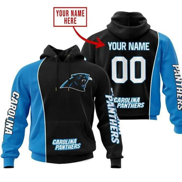 Carolina Panthers Personalized 3D Hoodie, NFL Hoodie Moonbestprint