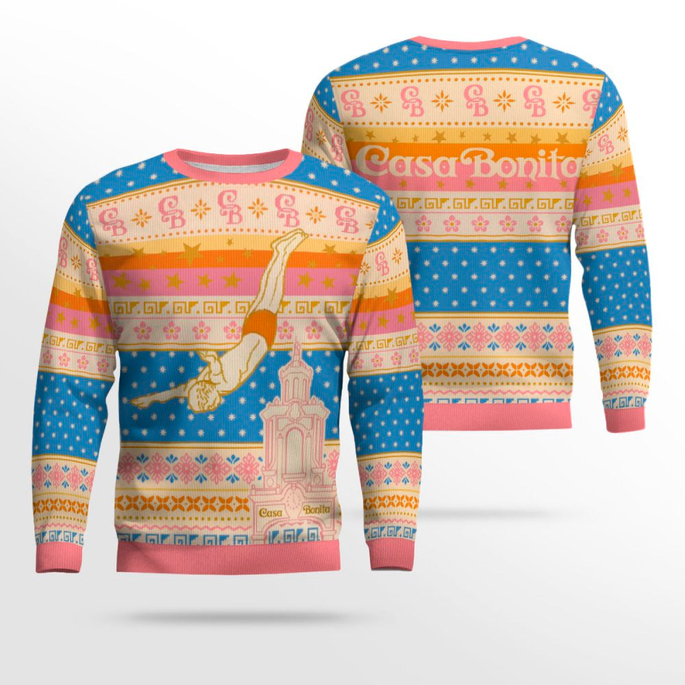 Casa Bonita Retro Diver Ugly Christmas Sweater – Moonbestprint