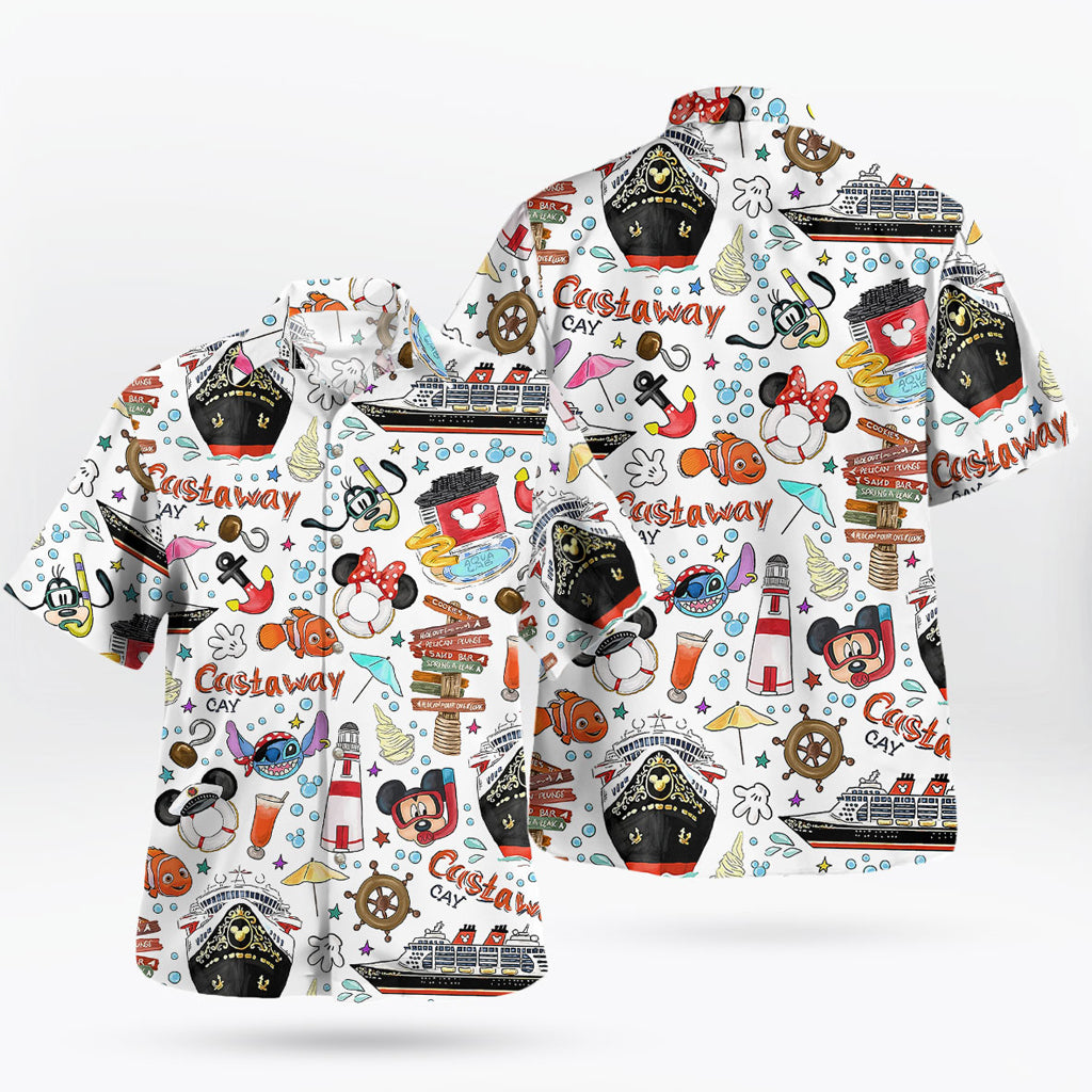 Castaway Cay Cruise Hawaiian Shirt – Moonbestprint