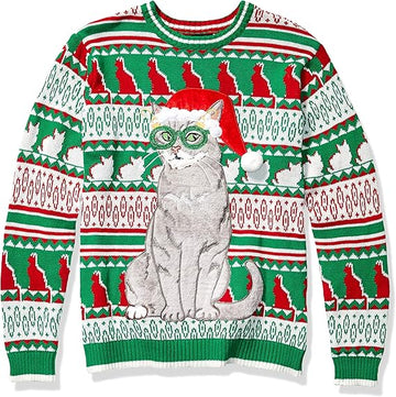 Cat Santa Christmas Ugly Sweater – Moonbestprint