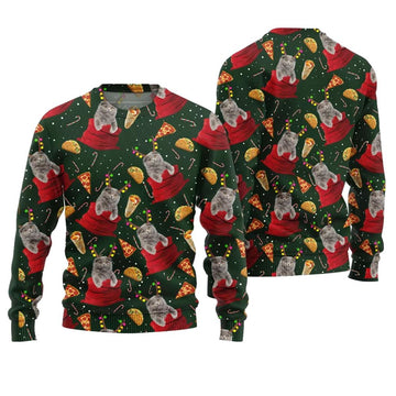 Cat Ugly Christmas Sweater - Moonbestprint