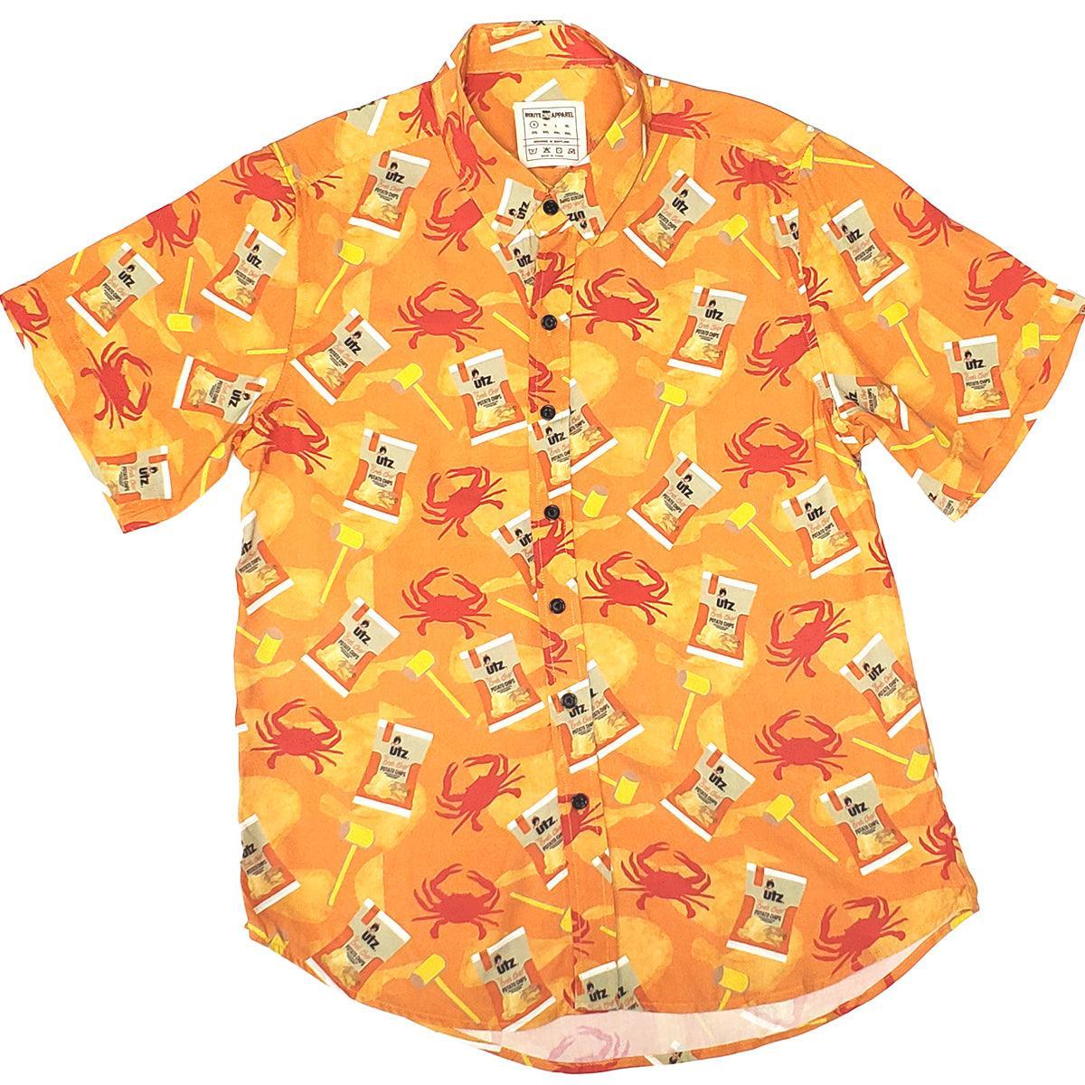 Catching Chips - Utz Crab Chips (Orange) / Hawaiian Shirt – Moonbestprint