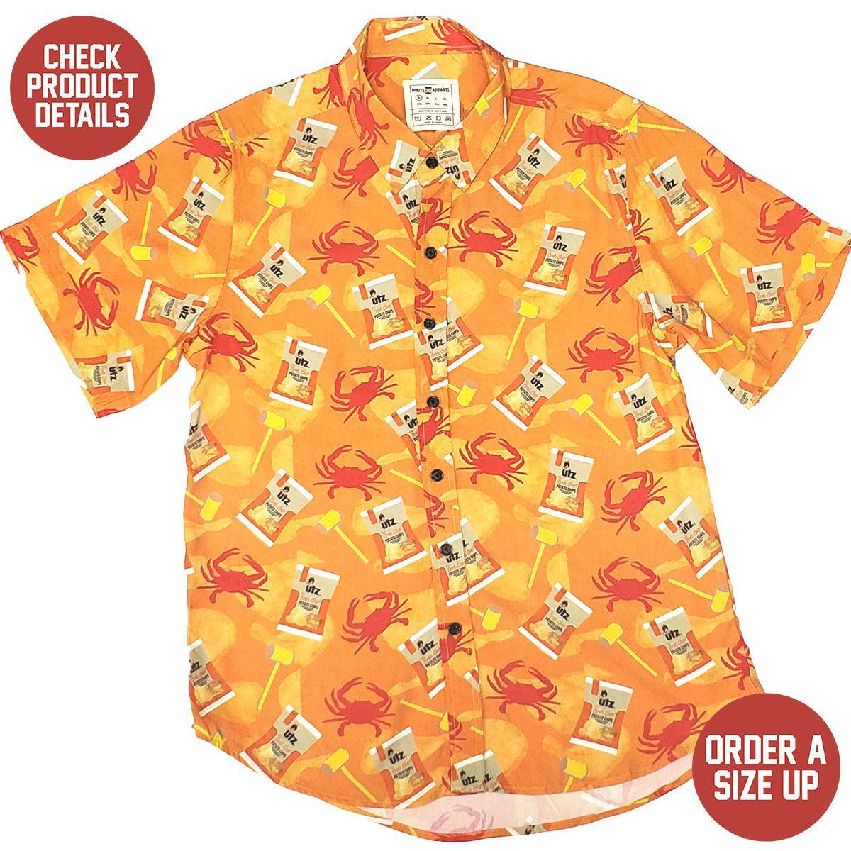 Catching Chips - Utz Crab Chips (Orange) / Hawaiian Shirt – Moonbestprint