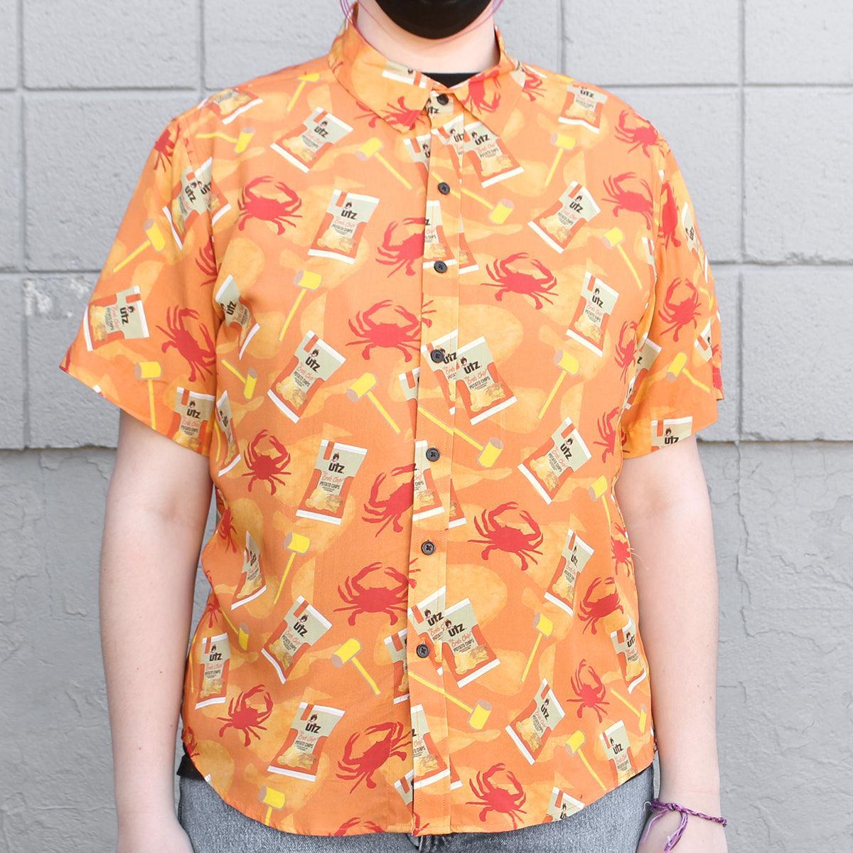 Catching Chips - Utz Crab Chips (Orange) / Hawaiian Shirt – Moonbestprint