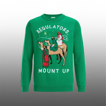Cemeterybby Regulators Mount Up Ugly Christmas Sweater - Moonbestprint