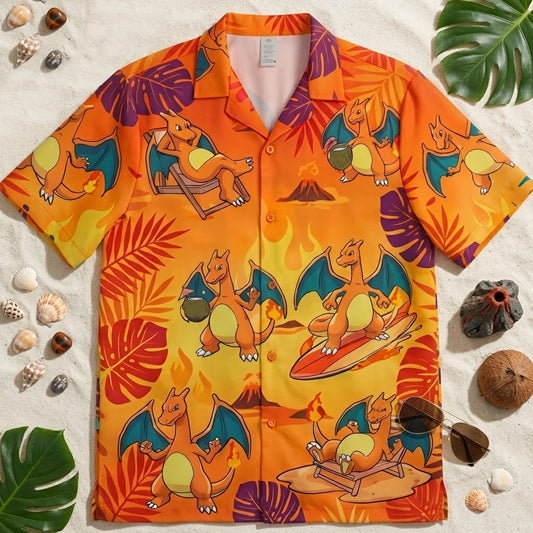 Charizard Beach Patrol 2026 Hawaiian Shirt – Moonbestprint