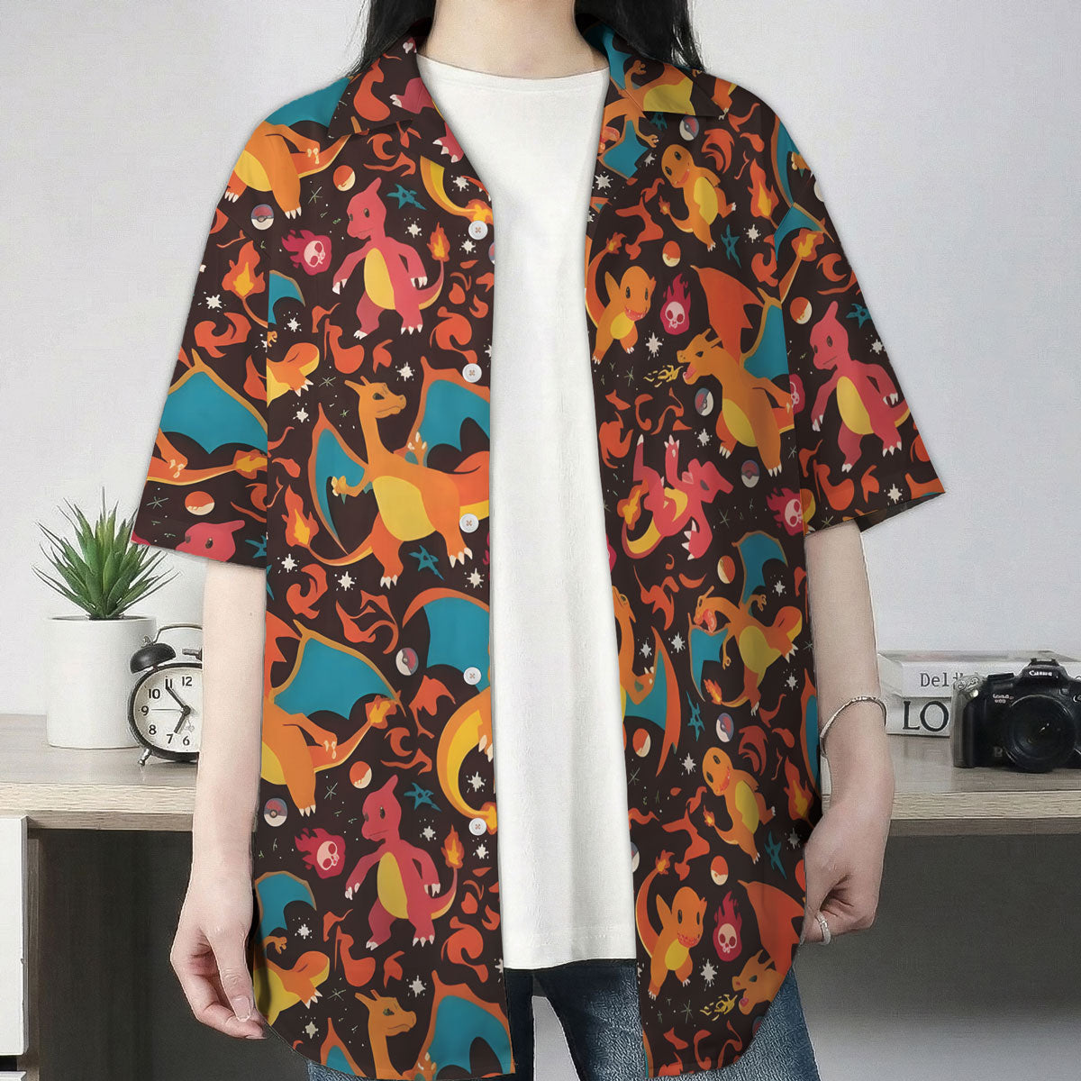 Anime Charizard Firestorm Pokemon Hawaiian Shirt – Moonbestprint