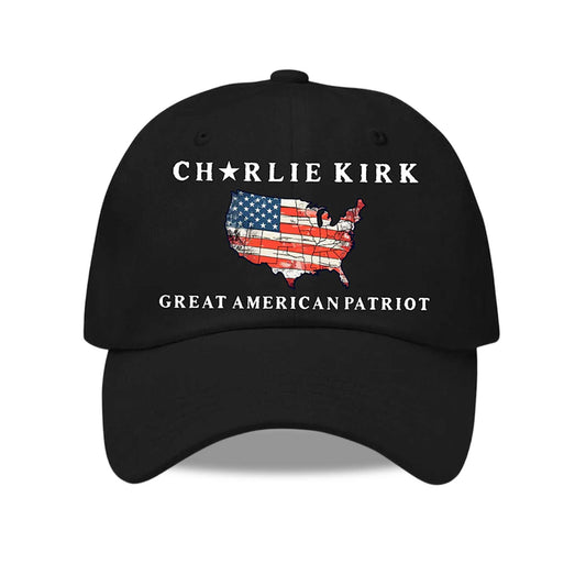 Charlie Kirk Great America Patriot Hat -Moonbestprint