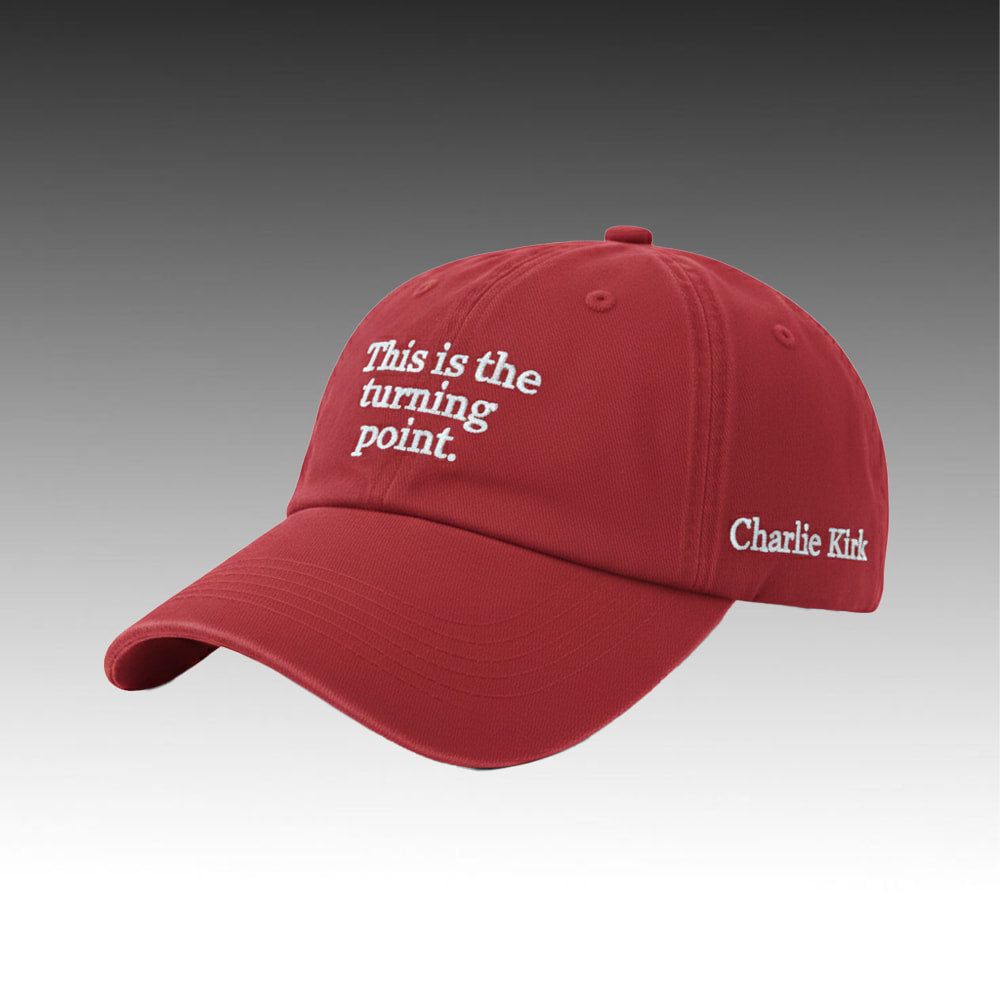 Charlie Kirk This Is The Turning Point Hat Moonbestprint