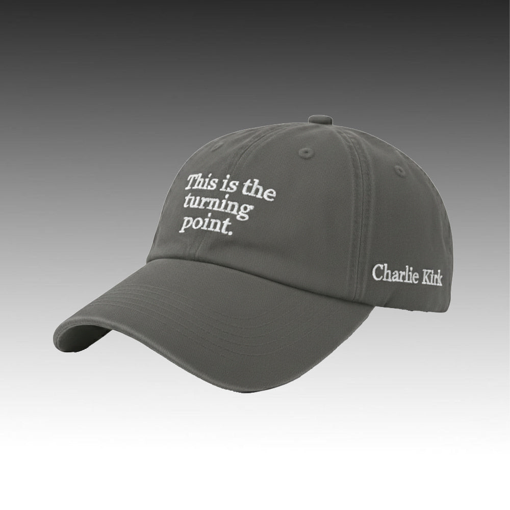 Charlie Kirk This Is The Turning Point Hat Moonbestprint