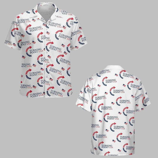 Charlie Kirk Turning Point USA Hawaiian Shirt - Moonbestprint