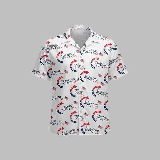 Charlie Kirk Turning Point USA Hawaiian Shirt - Moonbestprint