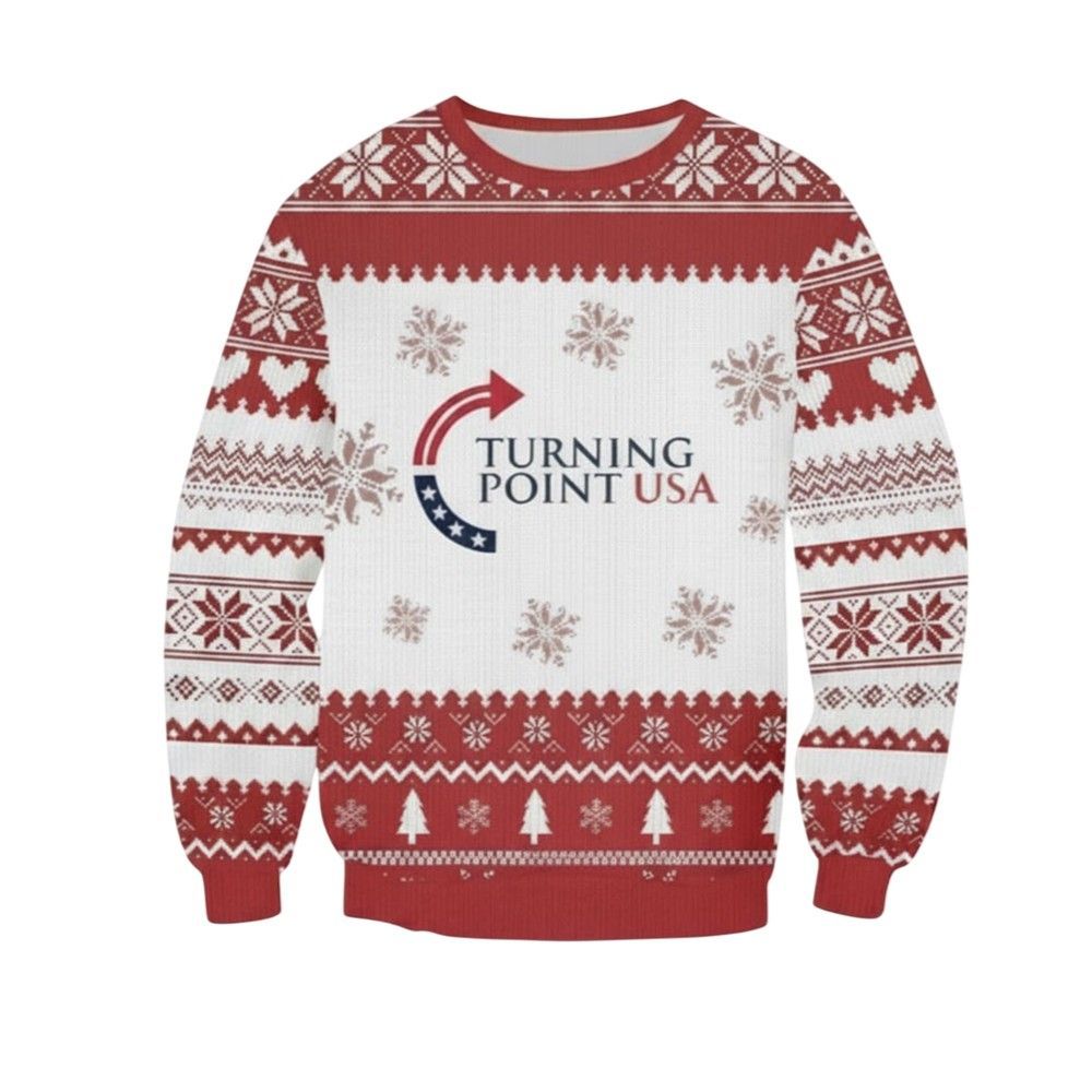 Charlie Kirk Turning Point USA Ugly Sweater - Moonbestprint