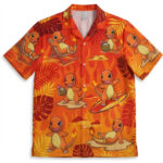 Charmander Fire Surf Summer 2026 Hawaiian Shirt – Moonbestprint