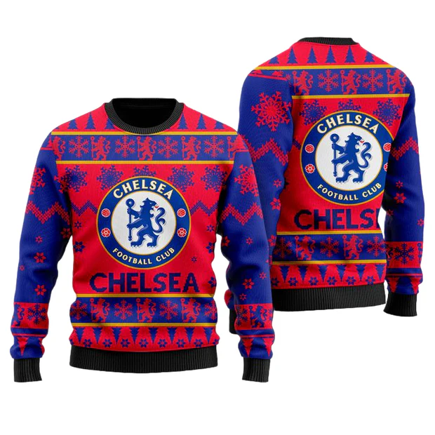 Chelsea Football Club Red Ugly Christmas Sweater 2025 – Moonbestprint