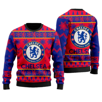 Chelsea Football Club Red Ugly Christmas Sweater 2025 – Moonbestprint