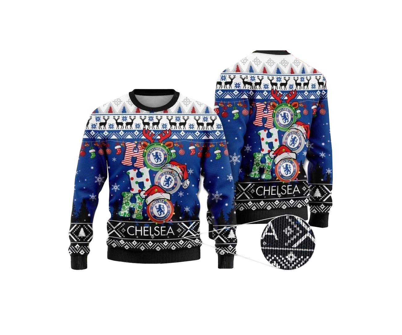 Chelsea Ho Ho Ho Ugly Christmas Sweater 2025 – Moonbestprint