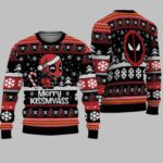 Chibi Deadpool Merry Kissmyass Ugly Christmas Sweater – Moonbestprint