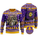 Chibi Los Angeles Lakers Champions Ugly Christmas Sweater – Moonbestprint
