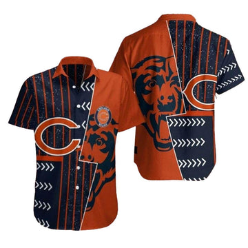 Chicago Bears Cosmic Trail Hawaiian Shirt - Moonbestprint