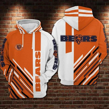 Chicago Bears Football 3D Hoodie, NFL Hoodie Moonbestprint