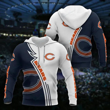 Chicago Bears Logo Hoodie, NFL Hoodie Moonbestprint