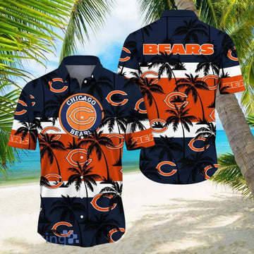 Chicago Bears NFL Coconut Trending Summer Hawaiian Shirt, NFL Hawaiian Shirt Moonbestprint