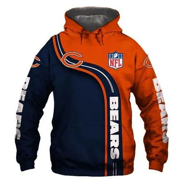 Chicago Bears New Season 3D Hoodie, NFL Hoodie Moonbestprint