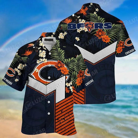 Chicago Bears Nfl Football Beach Shirt – This Summer Hawaiian Sas For Big Fans, NFL Hawaiian Shirt Moonbestprint