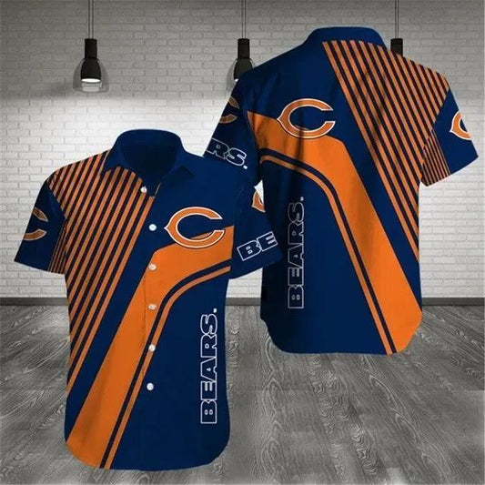 Chicago Bears Nfl Gift For Fan Football Graphic Print Short Sleeve Hawaiian Shirt 3, NFL Hawaiian Shirt Moonbestprint