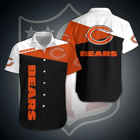 Chicago Bears Nfl Gift For Fan Football Graphic Print Short Sleeve Hawaiian Shirt 4, NFL Hawaiian Shirt Moonbestprint