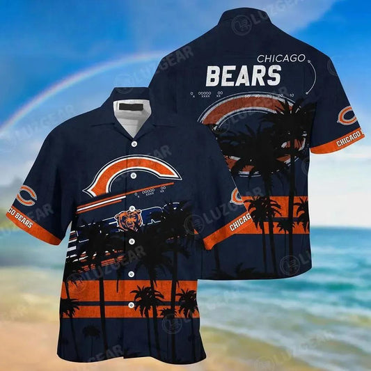 Chicago Bears Nfl Hawaiian Sas This Summer Beach Shirt Gift For Best Fans, NFL Hawaiian Shirt Moonbestprint